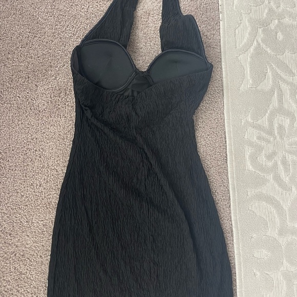 Black vintage halter mini dress - Picture 7 of 8